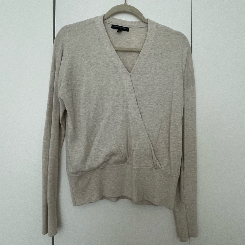 Cream sweater